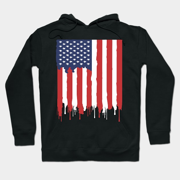 Independence Day usa Celebration of America, 4th of July America Hoodie by FouadBelbachir46